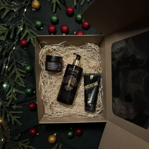 Zestaw do całościowej pielęgnacji ciała o drzewnym zapachu