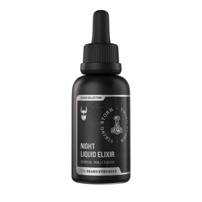 Olejek do brody Night Liquid Elixir Oil Viking Storm The Beard Struggle