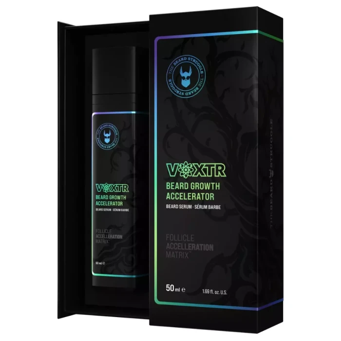 Serum na porost brody Voxtr Beard Growth Accelerator The Beard Struggle