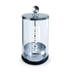 Pojemnik do dezynfekcji narzędzi barberskich Cylinder Midsize - Novicide - 850ml
