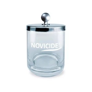 Pojemnik do dezynfekcji narzędzi barberskich Cylinder Manicure - Novicide - 200ml