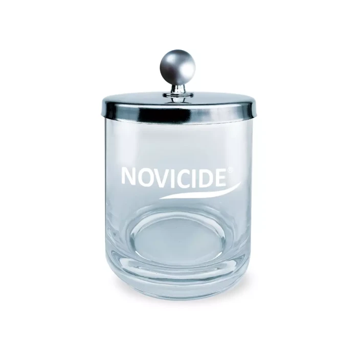 Pojemnik do dezynfekcji narzędzi barberskich Cylinder Manicure Novicide 200ml
