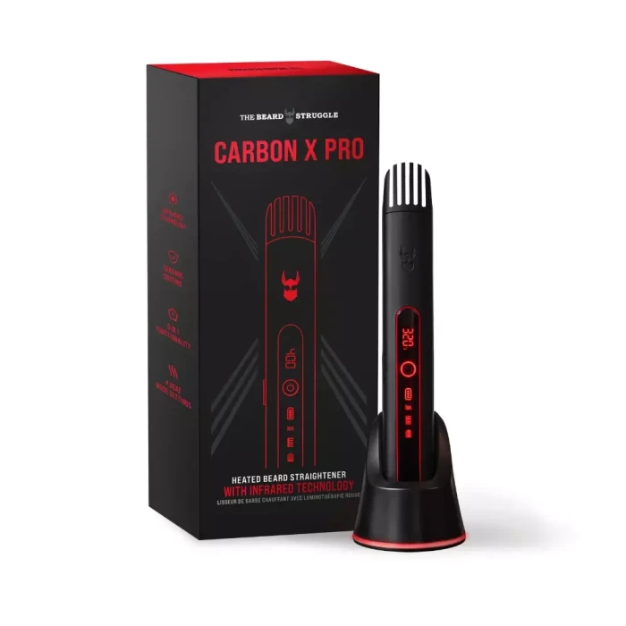 Prostownica do brody Carbon X Pro Heated Beard Straightener The Beard Struggle