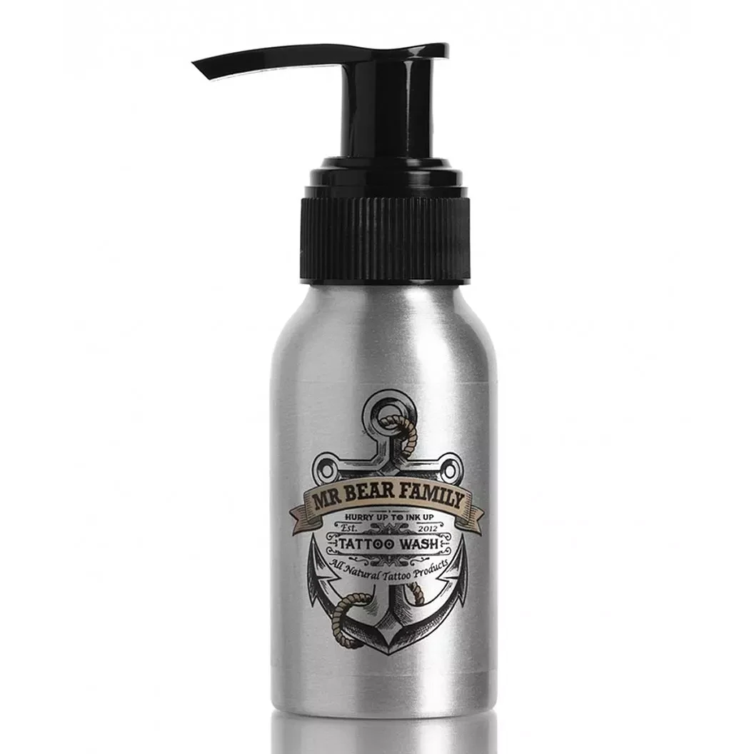 Мыло для ухода за татуировкой Mr Bear Family Tattoo Wash, с алоэ, 50 мл