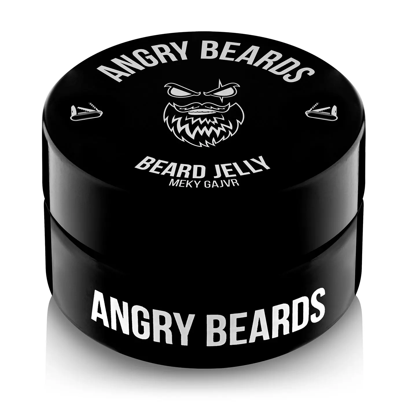 Желе для бороды Angry Beards Beard Jelly Meky Gajvr, с травяным ароматом, 26 г