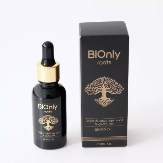 Olejek do brody Golden Oud & Agar Wood - BIOnly - 30ml