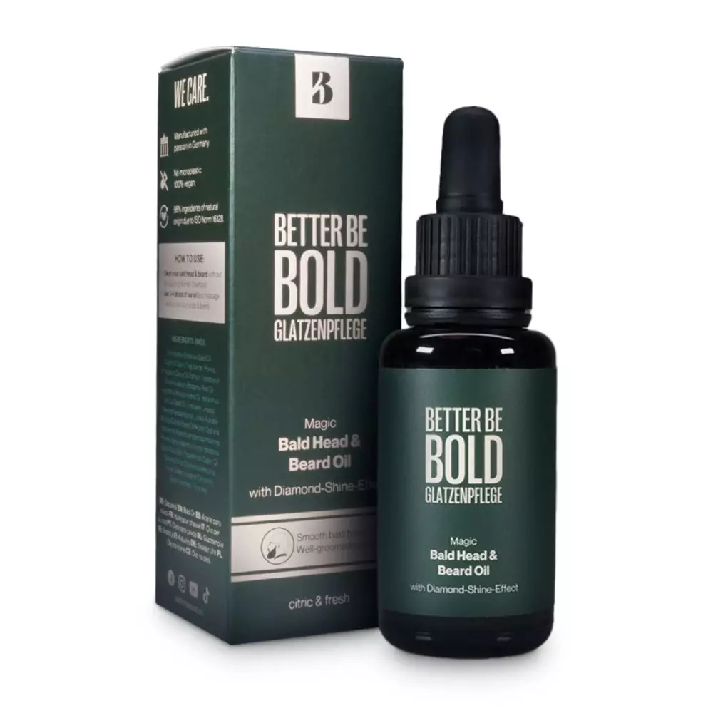 Масло для бороды и кожи головы Better Be Bold Magic Bald Head & Beard Oil, морской аромат, 30 мл
