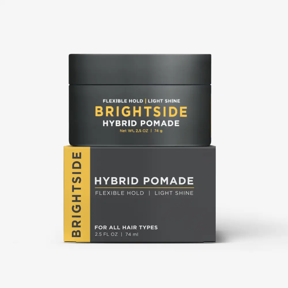 Помада для волос Brightside Hybrid Pomade эластичной фиксации, лёгкий блеск, 74 мл