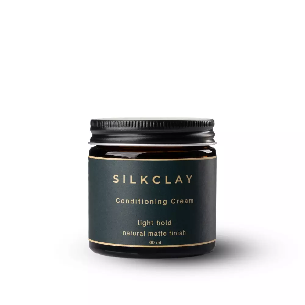 Помада для волос Silkclay Conditioning Cream кремовая, лёгкой или средней фиксации