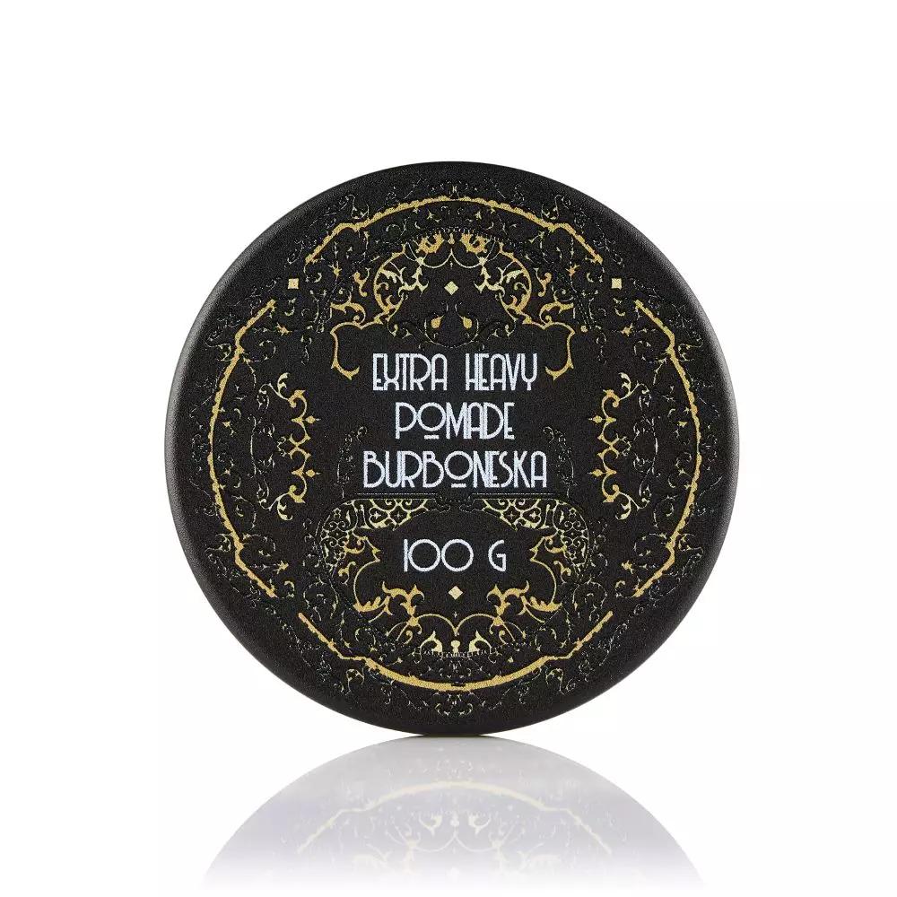 Глина для волос Cyrulicy Extra Heavy Pomade Burboneska, матовый эффект, сильной фиксации, 100 г