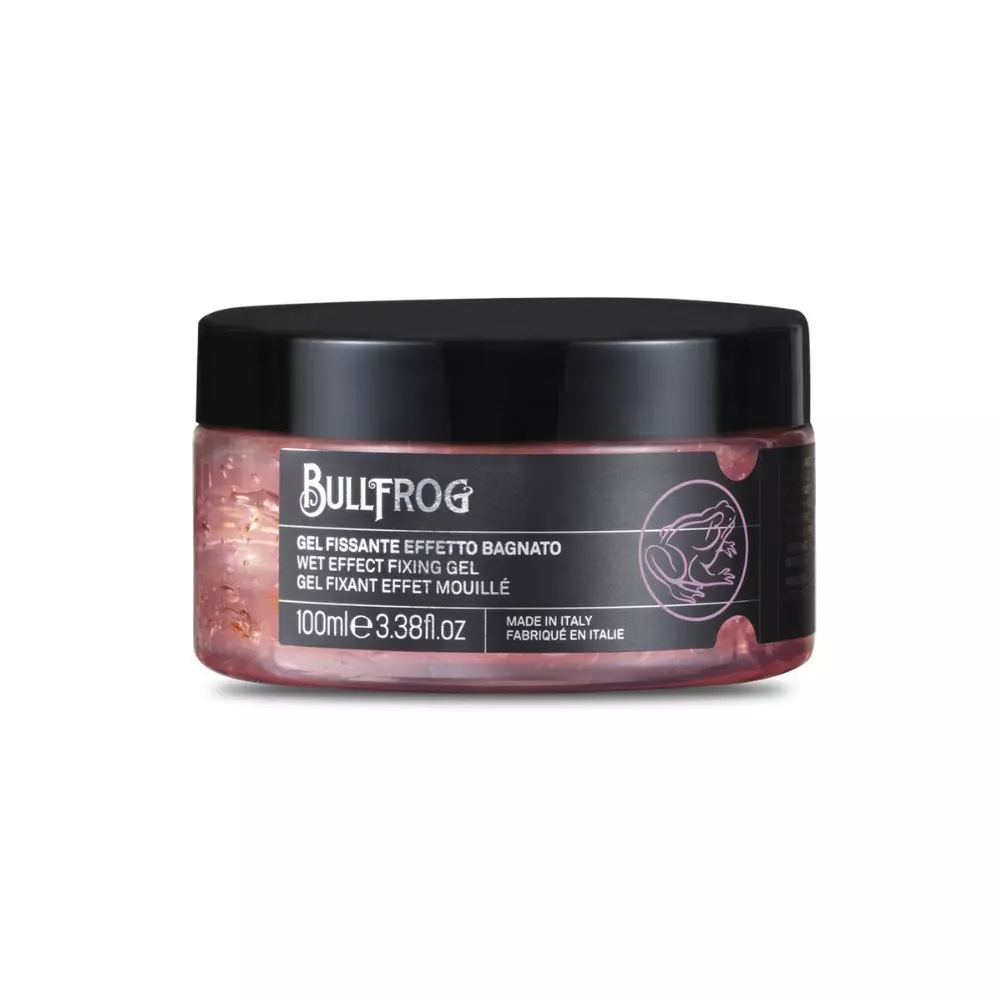 Гель для волос Bullfrog Wet Effect Fixing Gel эффект мокрых волос, лёгкой фиксации, 100 мл