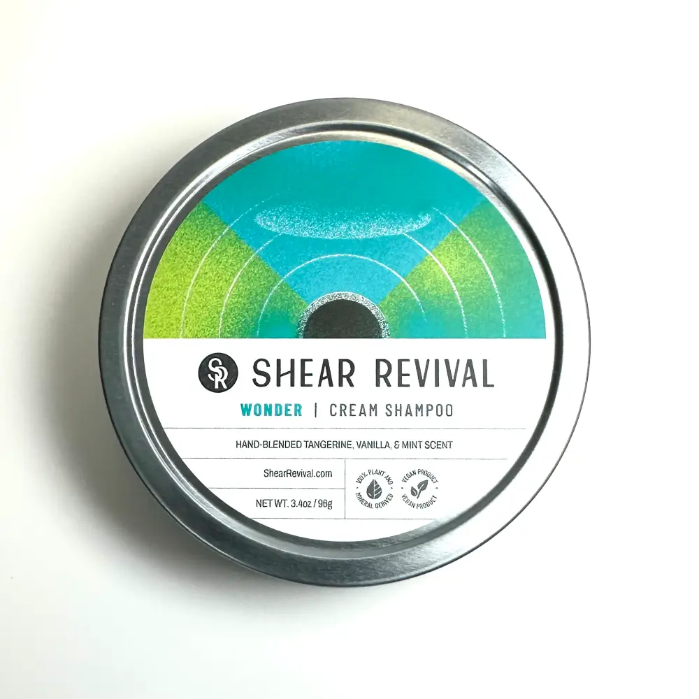 Кремовый шампунь Shear Revival Wonder Cream с ароматом мандарина, ванили и мяты, 96 г