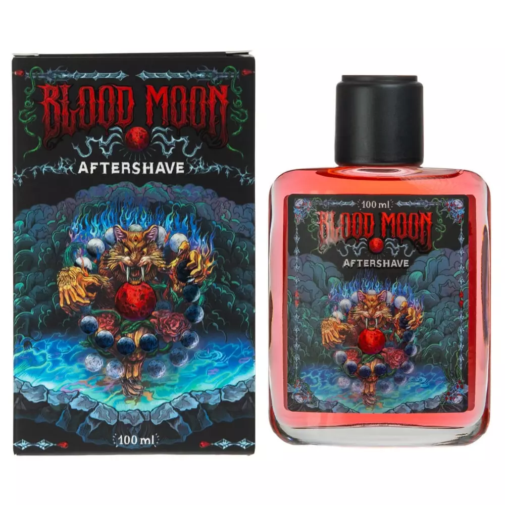 Лосьон после бритья RareCraft Blood Moon, малиново-дымный аромат, 100 мл