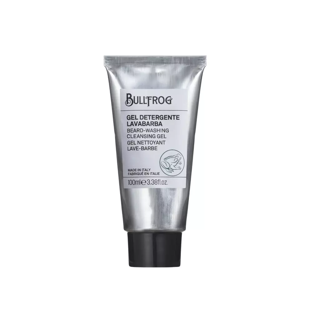Очищающий гель для бороды Bullfrog Cleansing Gel с ароматом лаванды и ветивера, 100 мл