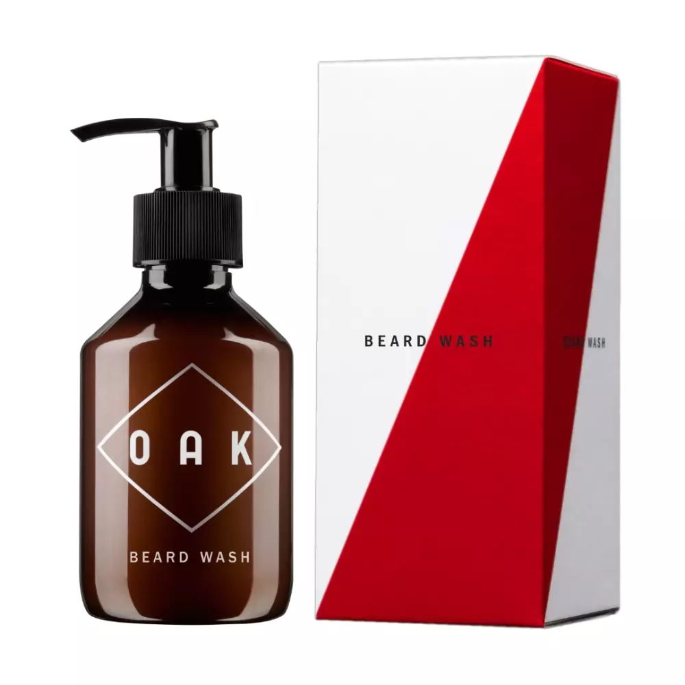 Шампунь для бороды Oak Beard Wash с ароматом ветивера и грейпфрута, 200 мл