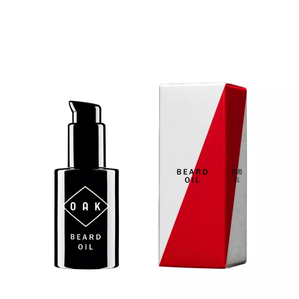 Масло для бороды Oak Beard Oil, разглаживающее, аромат ветивера и можжевельника, 30 мл