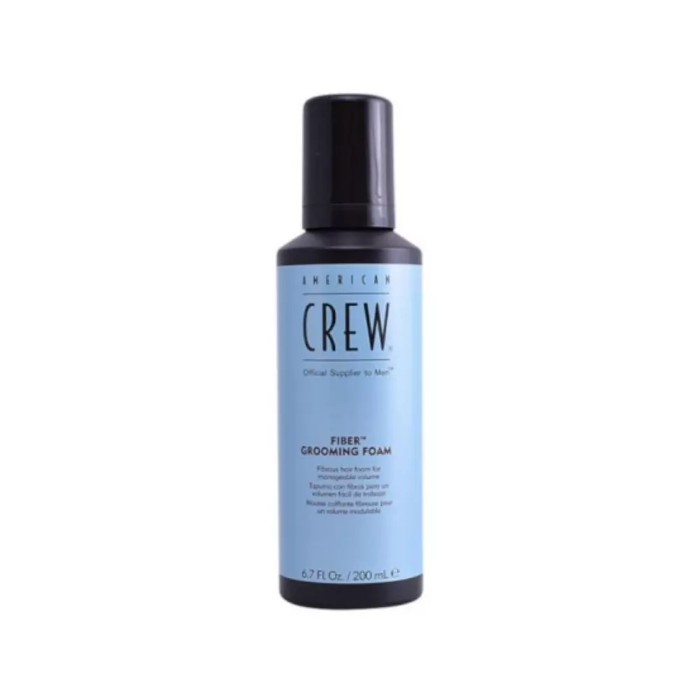 Пенка для укладки American Crew Fiber Grooming Foam, для объёма, средней фиксации, 200 мл