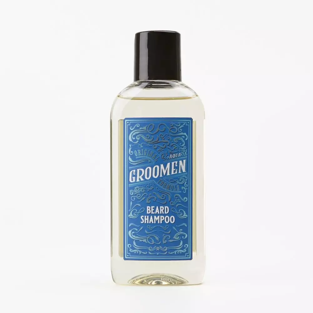 Шампунь для бороды Groomen Aqua с экстрактами водорослей, для ежедневного очищения, 150 мл
