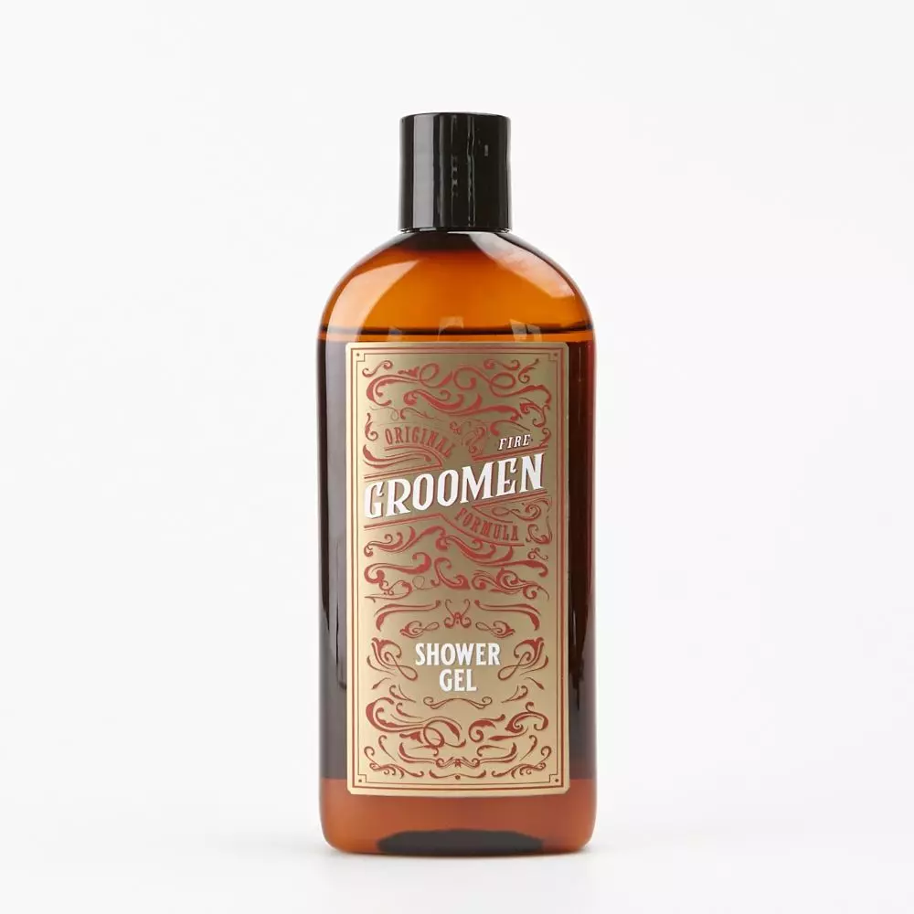 Гель для душа Groomen Fire, с аллантоином и пантенолом, 300 мл