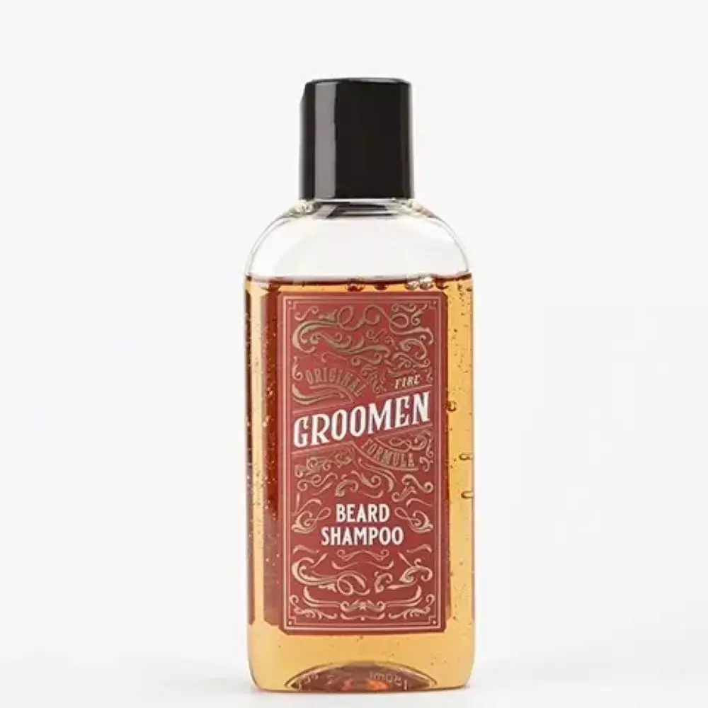 Шампунь для бороды Groomen Fire с экстрактом шалфея, для ежедневного применения, 150 мл