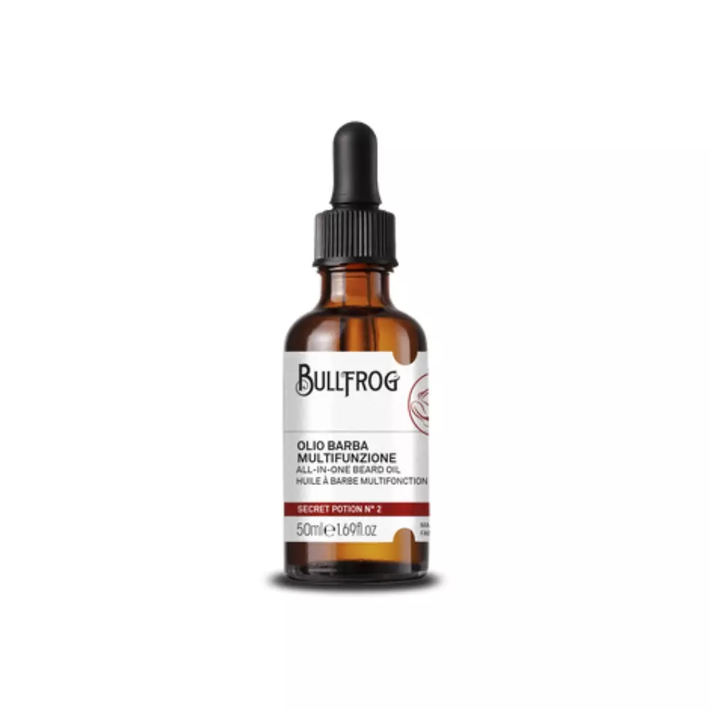 Масло для бороды Bullfrog Secret Potion N.2, аромат пряностей и янтаря, 50 мл