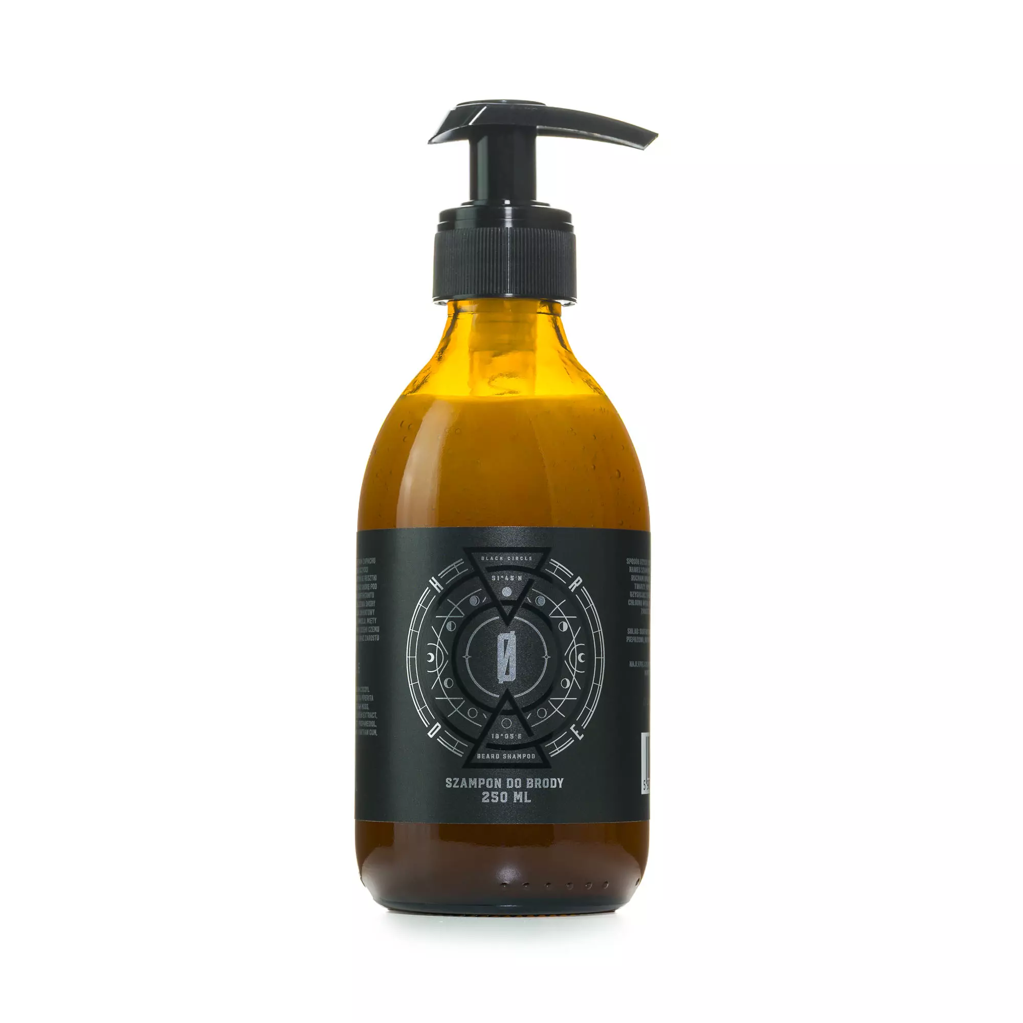 Шампунь для бороды Horde Black Circle с ароматом кожи и малины, 250 мл