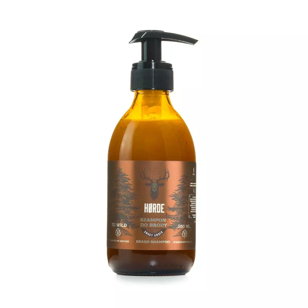 Szampon do brody Smoky Amber - 250ml - Horde