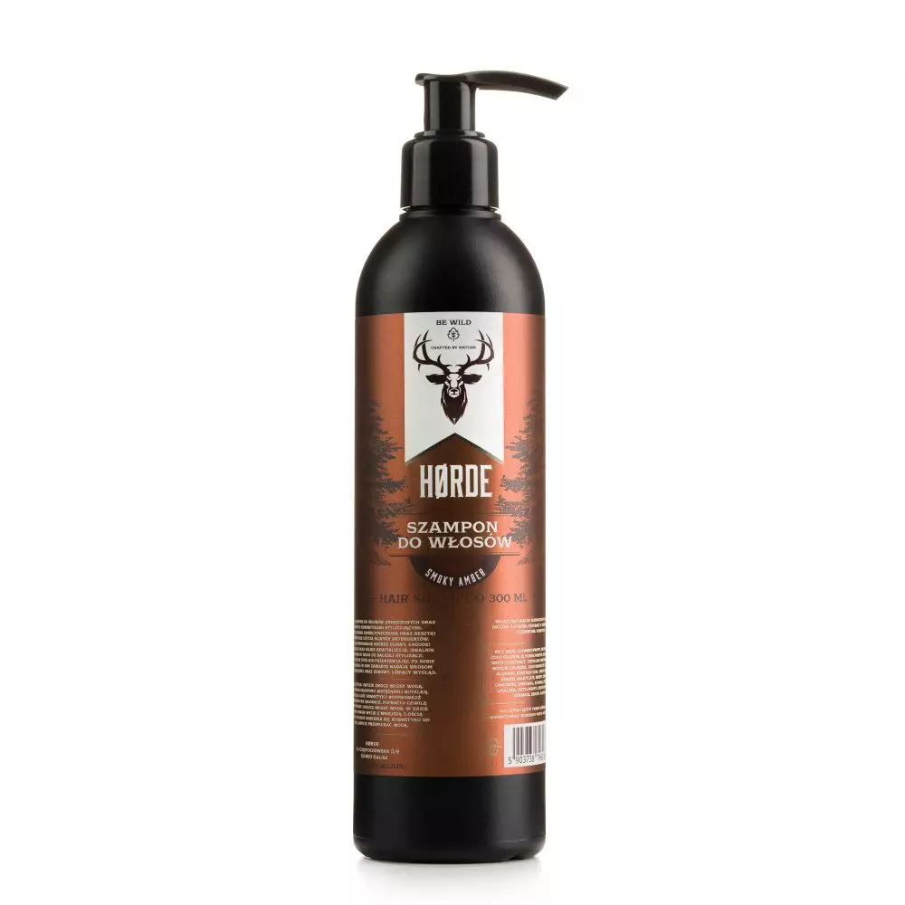 Шампунь для волос Horde Smoky Amber с ароматом янтаря и ванили, 300 мл