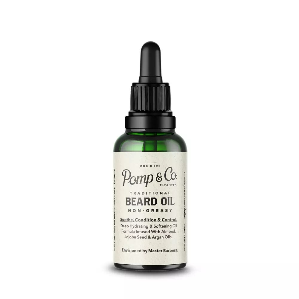 Масло для бороды Pomp & Co. Traditional Beard Oil, аромат лайма и чёрного перца, 30 мл