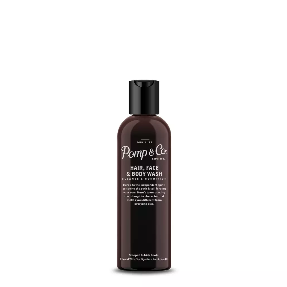 Шампунь и гель для душа Pomp & Co. Hair, Face & Body Wash 3 в 1, для мужчин, 100 мл