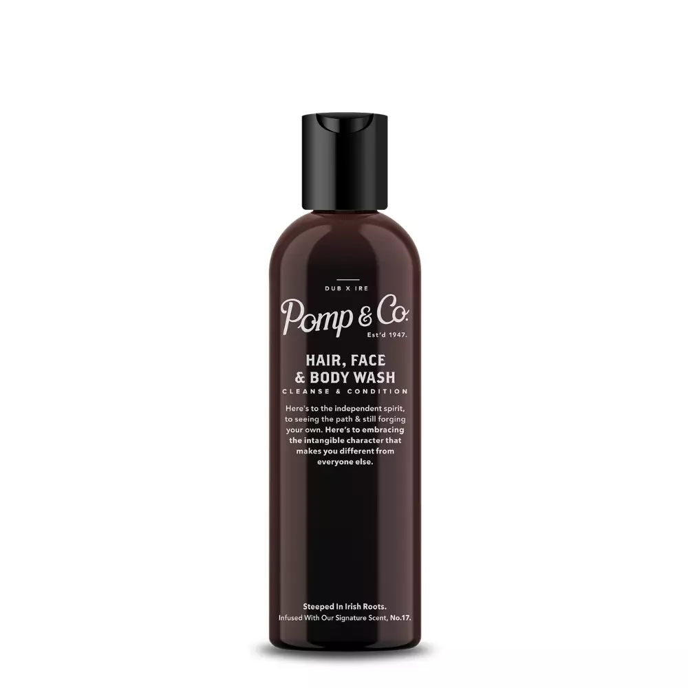 Шампунь и гель для душа Pomp & Co. Hair, Face & Body Wash 3 в 1, для мужчин, 200 мл