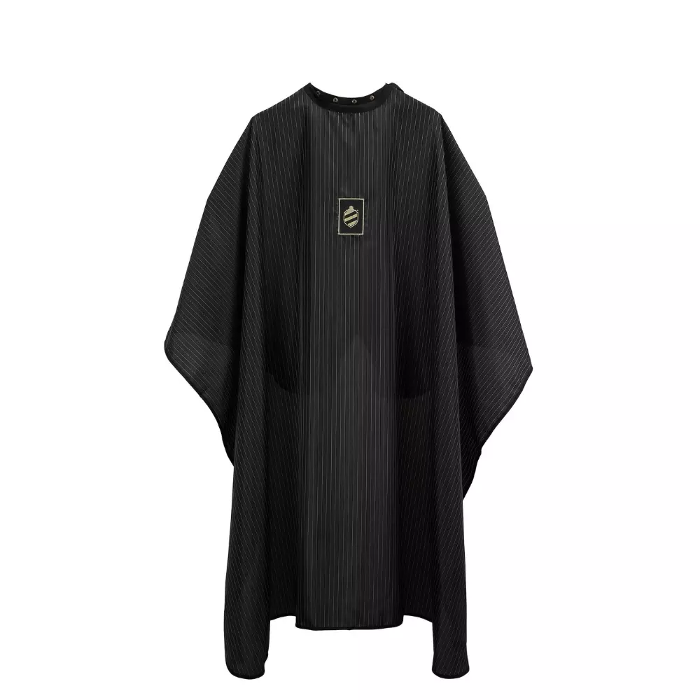 Пеньюар барбера Pomp & Co. Barber Cape, чёрный