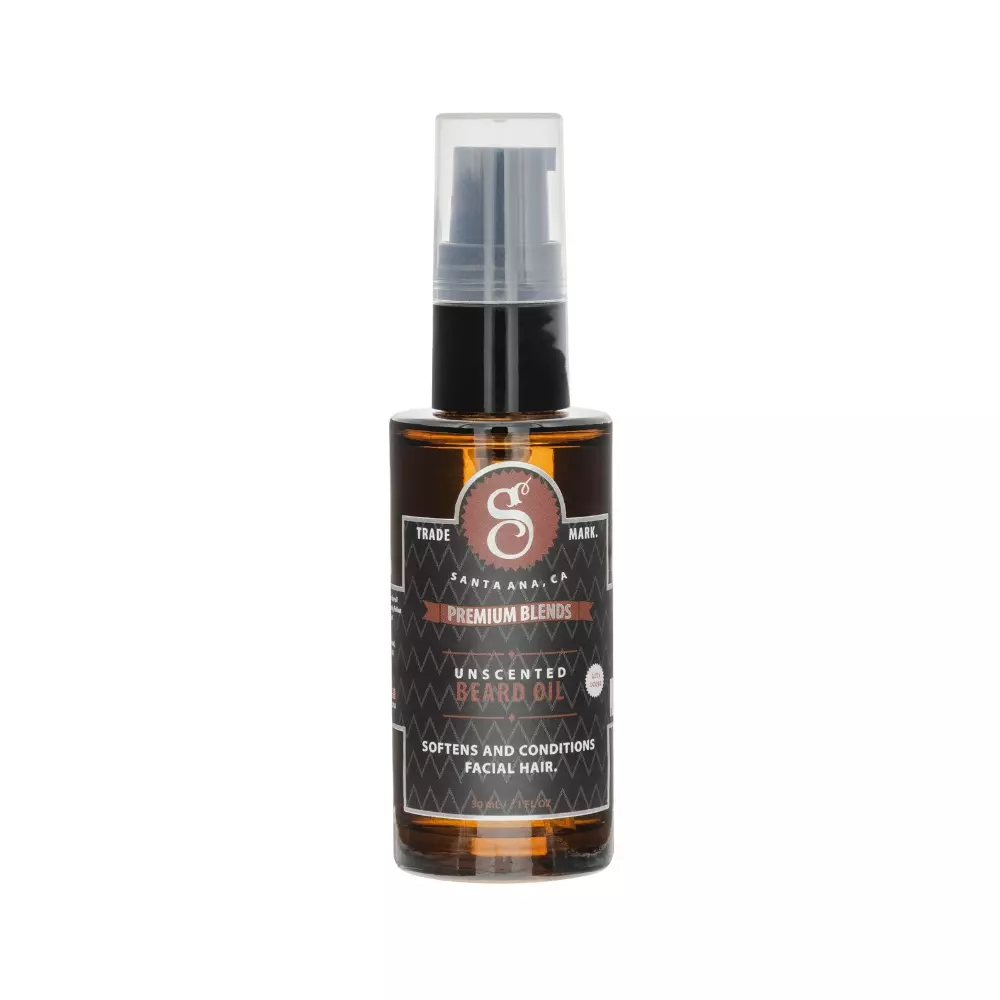 Масло для бороды Suavecito Premium Blends Unscented, без запаха, 30 мл